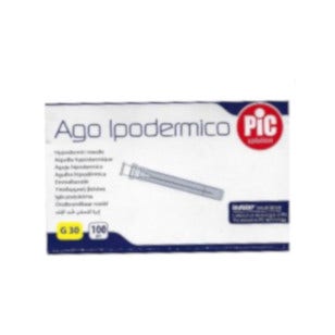 AGO PIC GAUGE 30X0,5 CONO LUER LOCK 100 PEZZI - Doctor Vinz