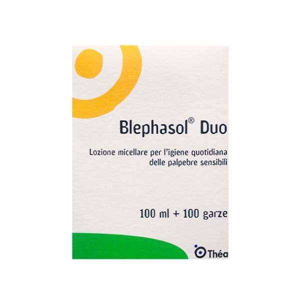 BLEPHASOL DUO SOLUZIONE MICELLARE IGIENE PALPEBRALE 100 ML + 100 GARZE (SCADENZA 06/2022) - Doctor Vinz