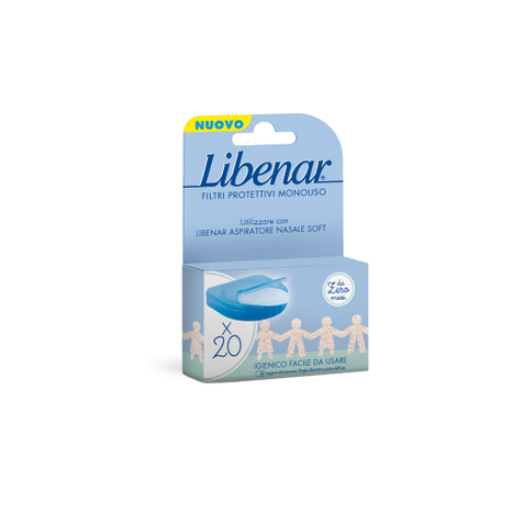 FILTRI PER ASPIRATORE NASALE LIBENAR PREMIUM 20 PEZZI - Doctor Vinz