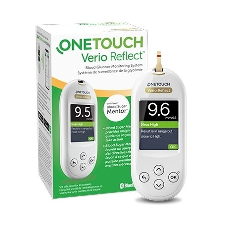 ONETOUCH VERIO REFLECT SYSTEM KIT CON LANCETTE PUNGIDITO E FLACONE DA 10 STRISCE REATTIVE - Doctor Vinz