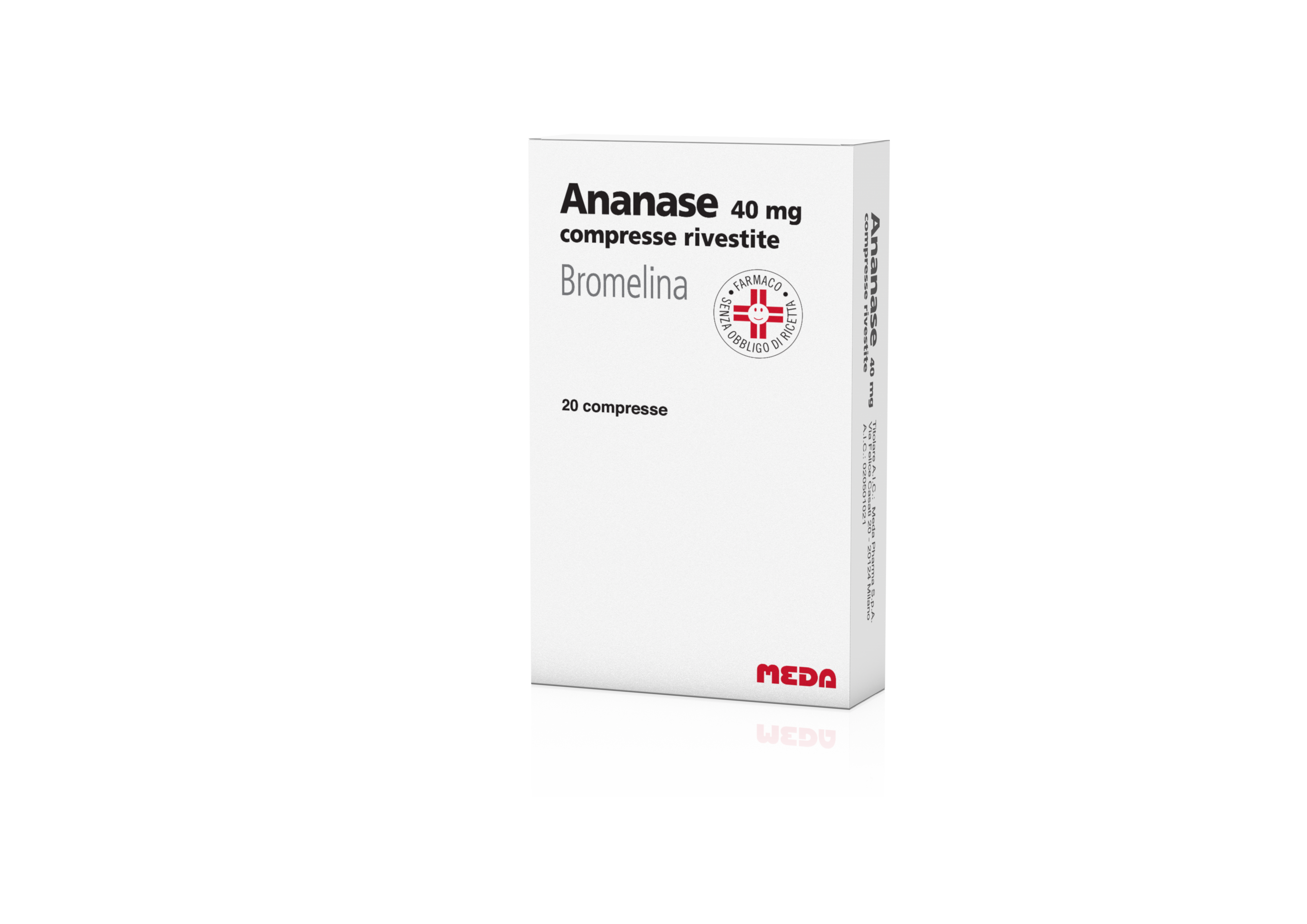 ANANASE*20CPR RIV 40MG - Doctor Vinz