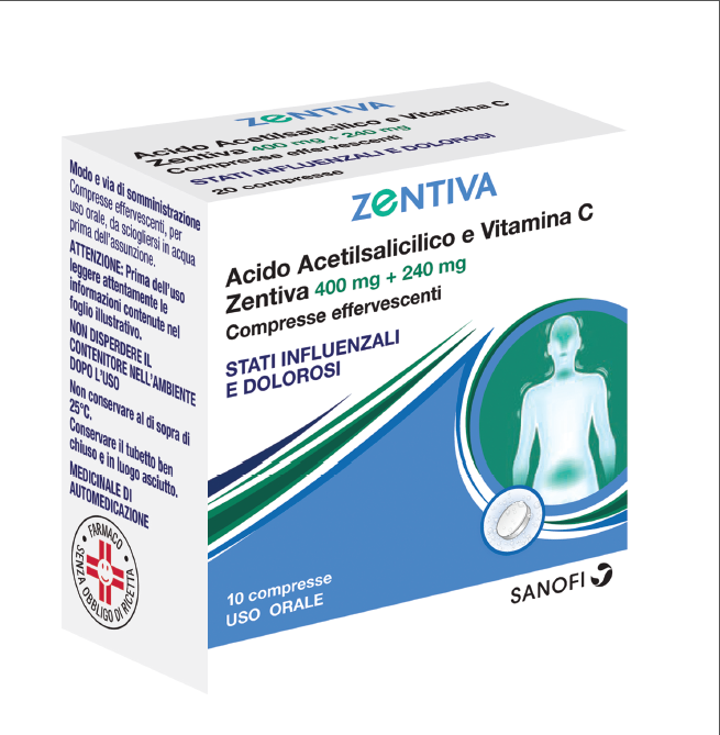 ACIDO ACETILS VIT C ZEN*10CPR - Doctor Vinz