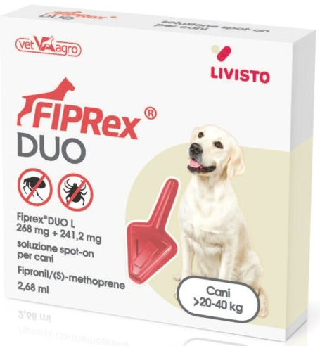 FIPREX DUO L*1PIP 20-40KG CANI - Doctor Vinz