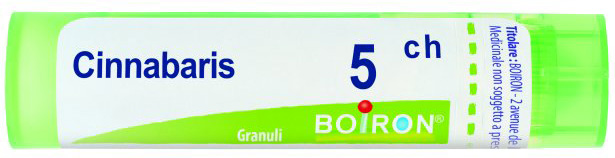 CINNABARIS 5 CH GRANULI - Doctor Vinz
