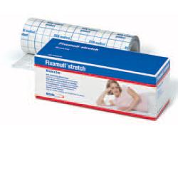 FASCIA AUTOADESIVA IPOALLERGENICA FISSAGGIO CATETERI FIXOMULL STRETCH. SUPPORTO IN POLIESTERE NON TESSUTO BIANCO, MASSA IN POLICARBONATO SENZA RESINE E GOMME NATURALI. 10X200CM - Doctor Vinz