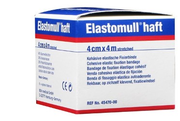 BENDA ELASTICA AUTOADESIVA ELASTOMULL HAFT COMPRESSIONE FORTE 4X400 CM - Doctor Vinz