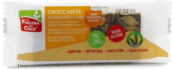 FSC BARRETTA CROCCANTE AI SEMI DI ZUCCA BIO 25 G - Doctor Vinz