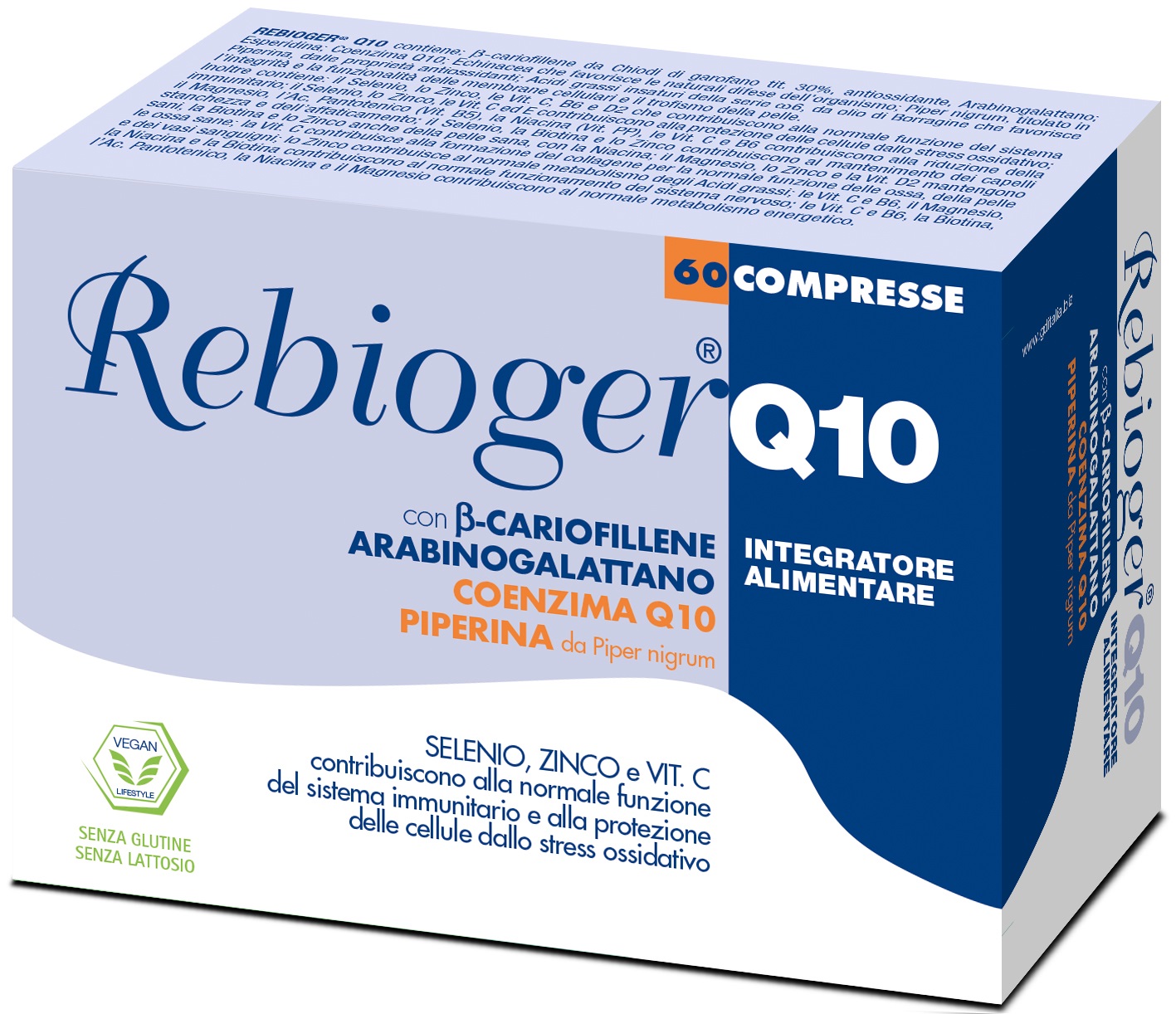 REBIOGER Q10 60 COMPRESSE - Doctor Vinz