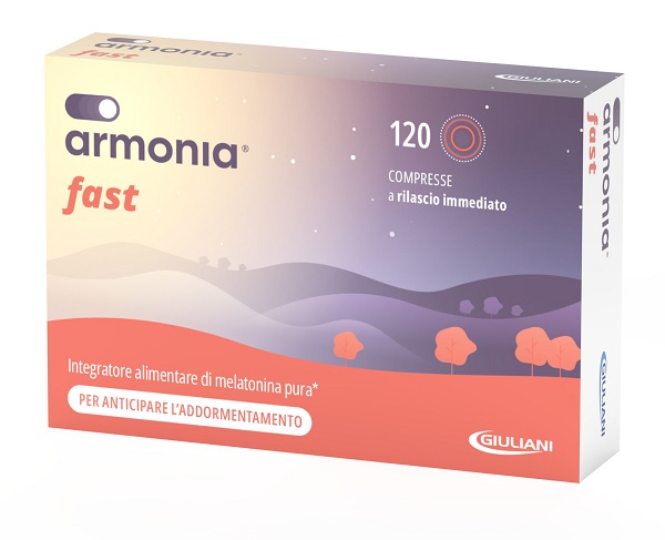 ARMONIA FAST 1 MG MELATONINA 120 COMPRESSE - Doctor Vinz
