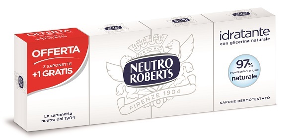 NEUTRO ROBERTS SAPONE SOLIDO 4 PEZZI 100 G - Doctor Vinz