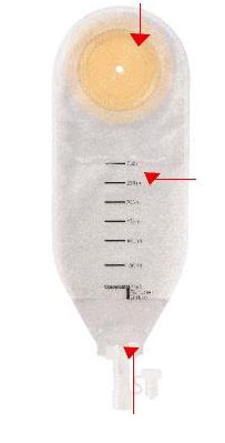 SACCA PER DRENAGGIO DELLE FERITE COLOPLAST CAPACITA' MIDI 300ML 20 PEZZI ARTICOLO 2245 - Doctor Vinz