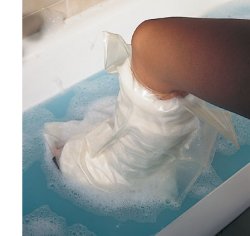 ACQUASTOP BRACCIO INTERO COPERTURA RIUTILIZZABILE PER LA PROTEZIONE, DURANTE LA DOCCIA O IL BAGNO, DEGLI ARTI CON GESSI E BENDAGGI - Doctor Vinz
