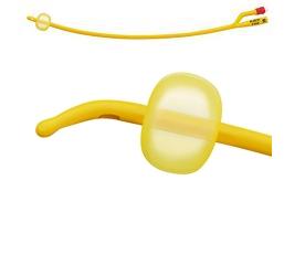 CATETERE FOLEY A MEDIA PERMANENZA  RUSCH GOLD PLUS A 2 VIE IN SILKOLATEX LATTICE-SILICONE PER ADULTO CH22 LUNGHEZZA 40 CM PUNTA CILINDRICA A 2 FORI PALLONCINO 5-15 ML 1 PEZZO - Doctor Vinz