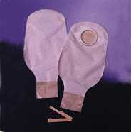 SACCA A FONDO APERTO OPACA CON PELLICOLA DI RIVESTIMENTO DISPOSITIVO DUE PEZZI CON SISTEMA DI AGGANCIO ATRAUMATICO CONSECURA 57MM 10 PEZZI - Doctor Vinz