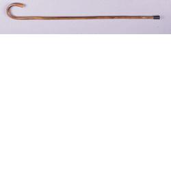 BASTONE DI CASTAGNO NETURALE CON MANICO CURVO - Doctor Vinz