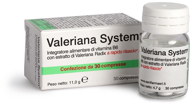 VALERIANA SYSTEM 30 COMPRESSE - Doctor Vinz