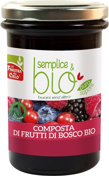 COMPOSTA DI FRUTTI DI BOSCO CON POLPA DI MELA BIO 320 G - Doctor Vinz