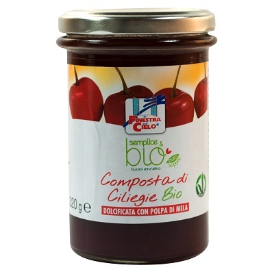 COMPOSTA DI CILIEGIE CON POLPA DI MELA BIO 320 G - Doctor Vinz