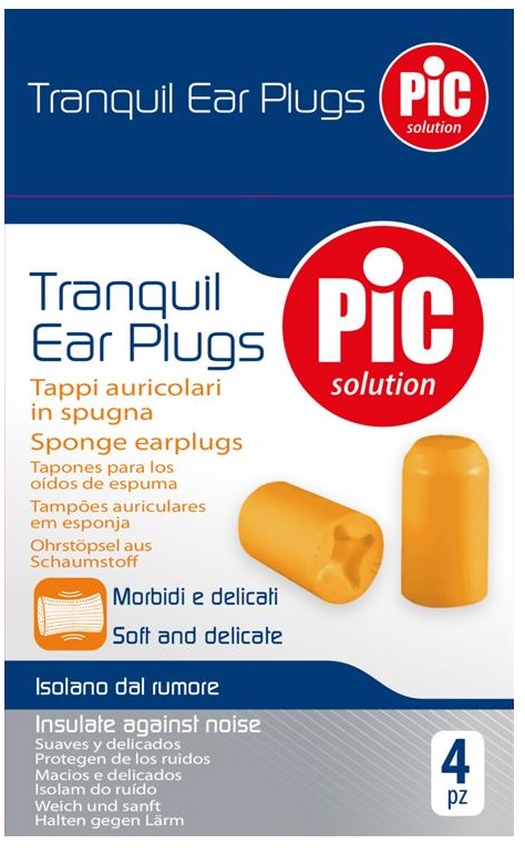 TAPPI AURICOLARI TRANQUIL IN SPUGNA 4 PEZZI - Doctor Vinz