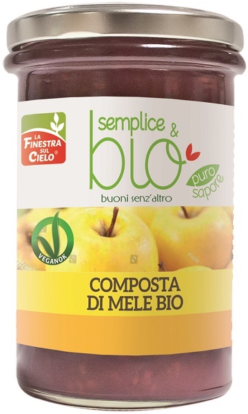 COMPOSTA DI MELE BIO CON POLPA DI MELA 320 G - Doctor Vinz