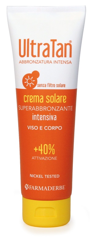 ULTRA TAN CREMA SOLARE SUPERABBRONZANTE INTENSIVA VISO & CORPO +40% ATTIVAZIONE 125 ML - Doctor Vinz