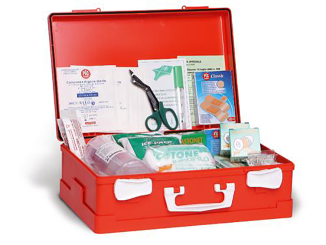 PACCHETTO DI MEDICAZIONE REINTEGRO DEL PACCO BASE COMPLETO ALLEGATO1 DM 388 DEL 15/07/2003 - Doctor Vinz