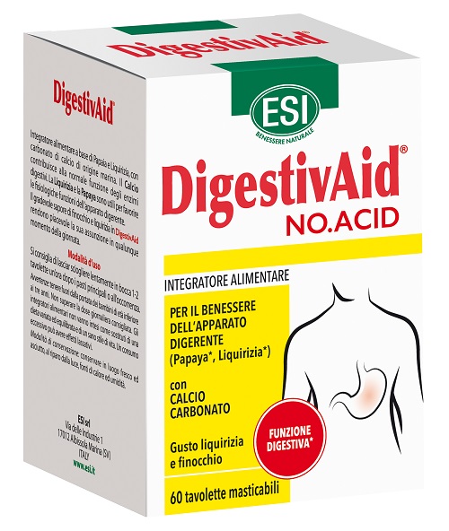ESI DIGESTIVAID NO ACID 60 TAVOLETTE - Doctor Vinz