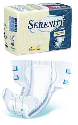 PANNOLONE PER INCONTINENZA SERENITY CLASSIC SUPER TAGLIA EXTRA LARGE 15 PEZZI - Doctor Vinz