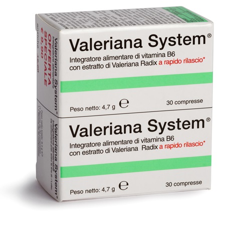 VALERIANA SYSTEM 30 COMPRESSE + 30 COMPRESSE - Doctor Vinz