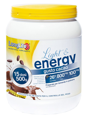 LONGLIFE LIGHT & ENERGY CACAO 500 G - Doctor Vinz