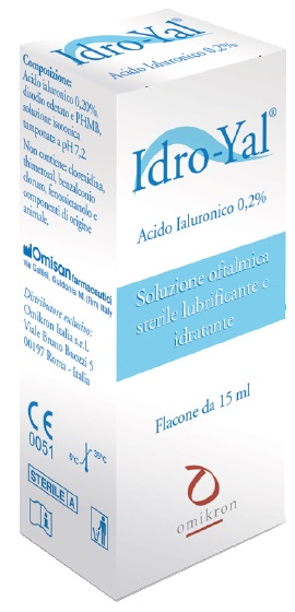 SOLUZIONE LUBRIFICANTE IDRO YAL 15 ML PER LENTI A CONTATTO - Doctor Vinz