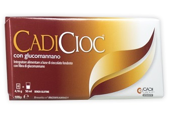 CADICIOC TAVOLETTA FONDENTE CON GLUCOMANNANO 100 G - Doctor Vinz