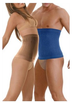 SILVER WAVE ABDOMINAL BAND NERO M - Doctor Vinz