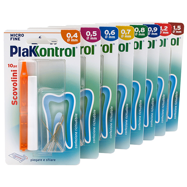 PLAKKONTROL MINIGRIP SCOVOLINO 0,9 MM 10 PEZZI - Doctor Vinz