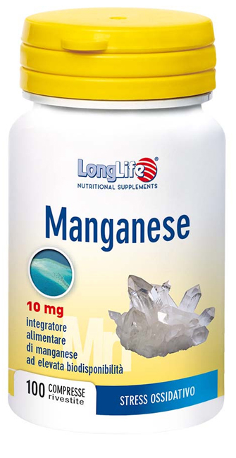 LONGLIFE MANGANESE 10 MG 100 COMPRESSE - Doctor Vinz