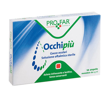 OCCHIPIU' GOCCE OCULARI RINFRESCANTI 10 FL DA 0,5 ML PROFAR - Doctor Vinz