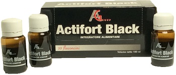 ACTIFORT BLACK 10 FLACONCINI 10 ML - Doctor Vinz