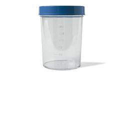CONTENITORE PIC STERILE TRASPARENTE PER ANALISI DEI FLUIDI ORGANICI 100 ML TAPPO A VITE + ETICHETTA AUTOADESIVA - Doctor Vinz