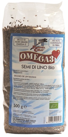 FSC OMEGA3 SEMI DI LINO BIO AD ALTO CONTENUTO DI FIBRA 500 G - Doctor Vinz
