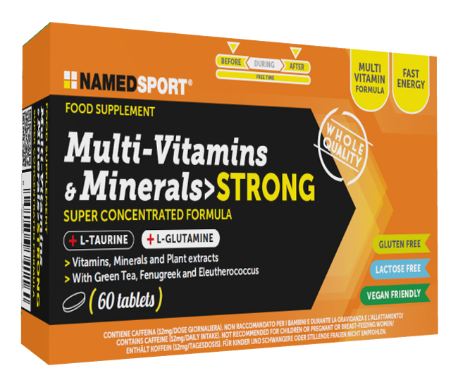 MULTI-VITAMINS&MINERALS STRONG 60 COMPRESSE - Doctor Vinz