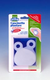 CUSCINETTO PLANTARE REALIZZATO IN GEL DI SILICONE BIANCO SEMITRASPARENTE SAGOMATO PER AMMORTIZZARE E PROTEGGERE PRESSIONE E SFREGAMENTI SOTTO LA PIANTA DEI PIEDI 2 PEZZI - Doctor Vinz