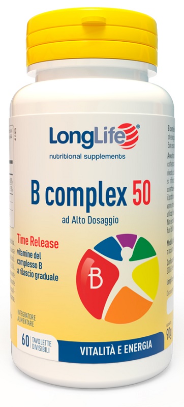 LONGLIFE B COMPLEX 50 T/R 60 TAVOLETTE - Doctor Vinz