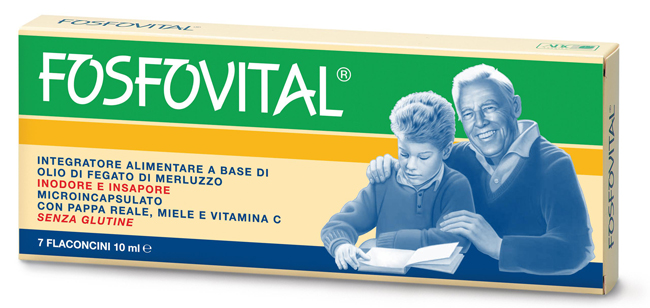 FOSFOVITAL OLIO FEGATO DI MERLUZZO 7 FLACONCINI - Doctor Vinz