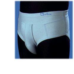 ORIONE 515 CINTOSLIP ERNIARIO UOMO APERTO CON PELOTTE IN COTONE BIANCO 4 - Doctor Vinz