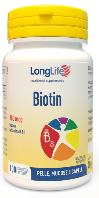 LONGLIFE BIOTIN 100 COMPRESSE - Doctor Vinz