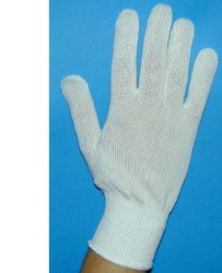 GUANTO IN COTONE BIANCO 7,5 - Doctor Vinz