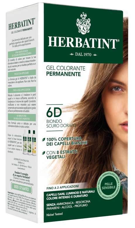 HERBATINT 6D BIONDO SCURO DORATO 150 ML - Doctor Vinz