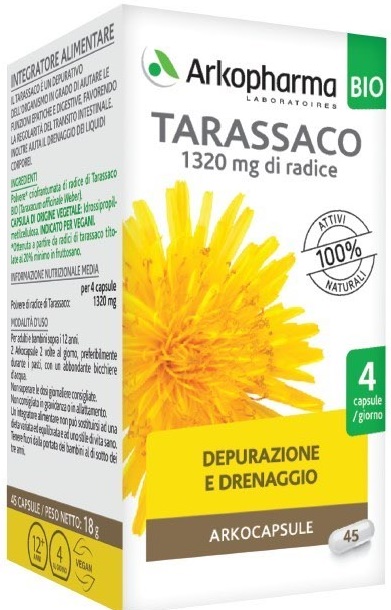 ARKO CAPSULE TARASSACO BIO 45 CAPSULE - Doctor Vinz