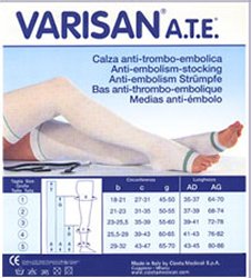 VARISAN ATE 18MMHG CALZA AUTOREGGENTE AG PA BIANCO 1 - Doctor Vinz