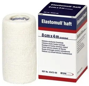BENDA ELASTICA AUTOADESIVA ELASTOMULL HAFT BLU 8X400 CM - Doctor Vinz